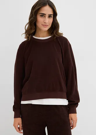 Sweater, Kleur: donkerbruin