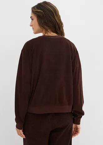 Sweater, Kleur: donkerbruin