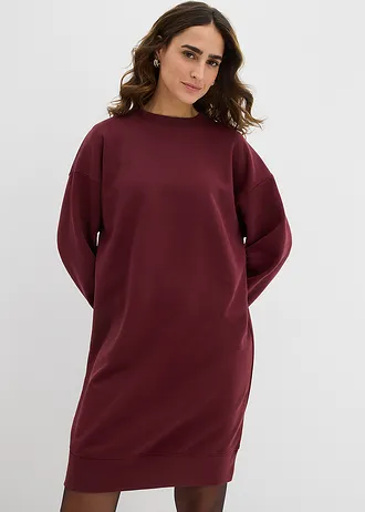 Oversized sweatjurk, Kleur: donkerbessen