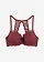 Soutien-gorge à coques et dos nageur en dentelle, Couleur: bordeaux