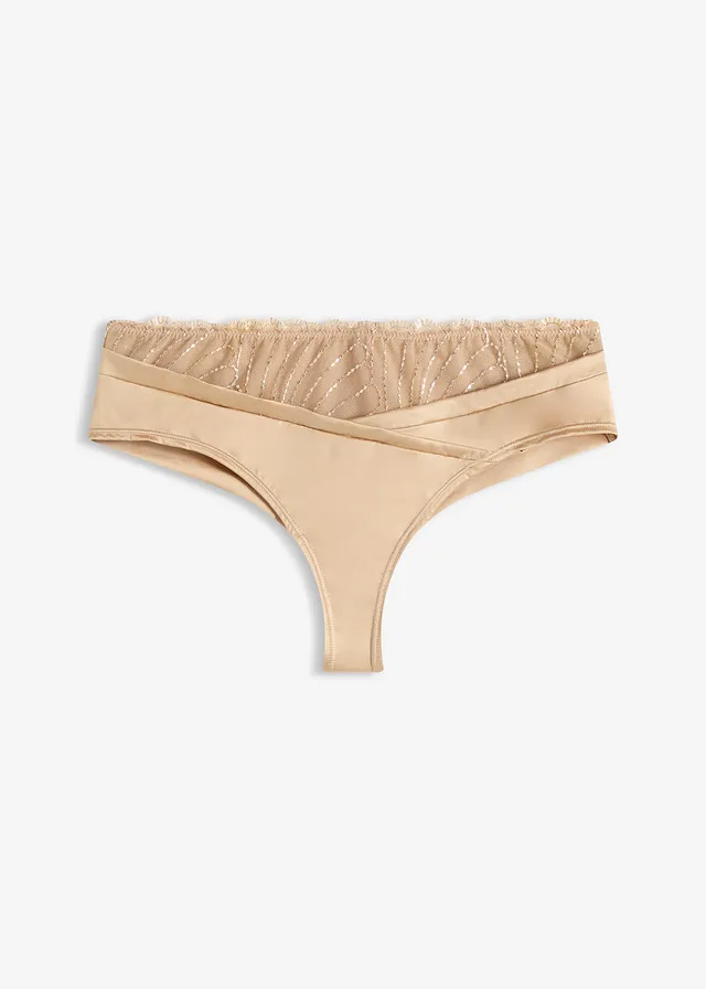 Culotte string avec arrière sans coutures • camel • Boutique bonprix