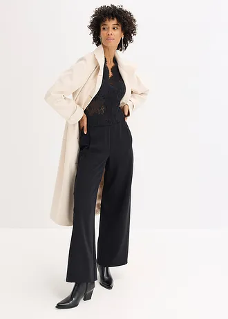 Kanten vest, Kleur: zwart