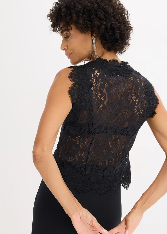 Gilet sans manches en dentelle • noir • product-page.page-title-suffix