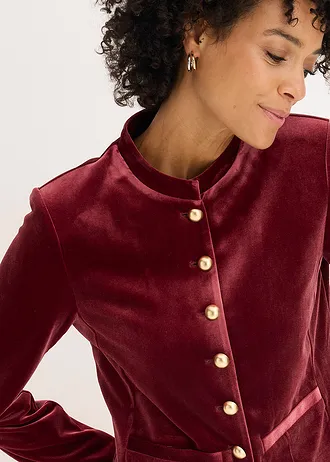 Veste en velours • rouge rubis • Boutique bonprix