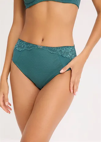 Maxikalhotky s jemnou krajkou • modrozelená • bonprix obchod