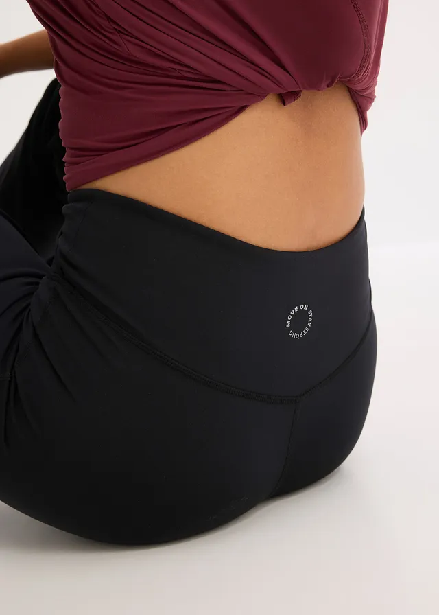 Pantalon de sport doux et thermique, jambe droite • noir • product-page.page-title-suffix