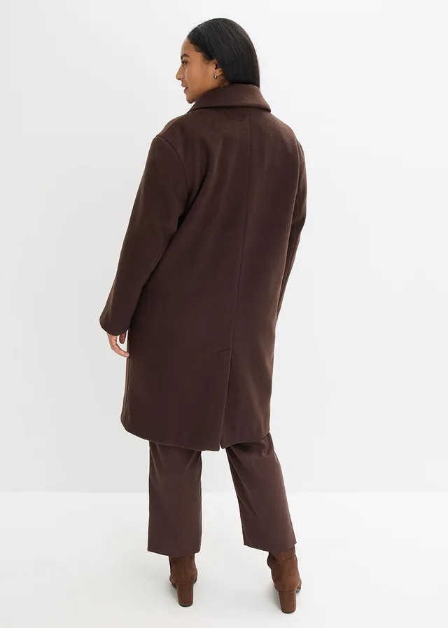 Manteau court, Couleur: marron foncé