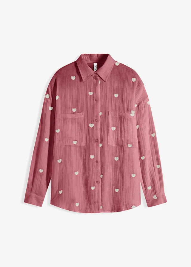 Mušelínová blúzka s výšivkou