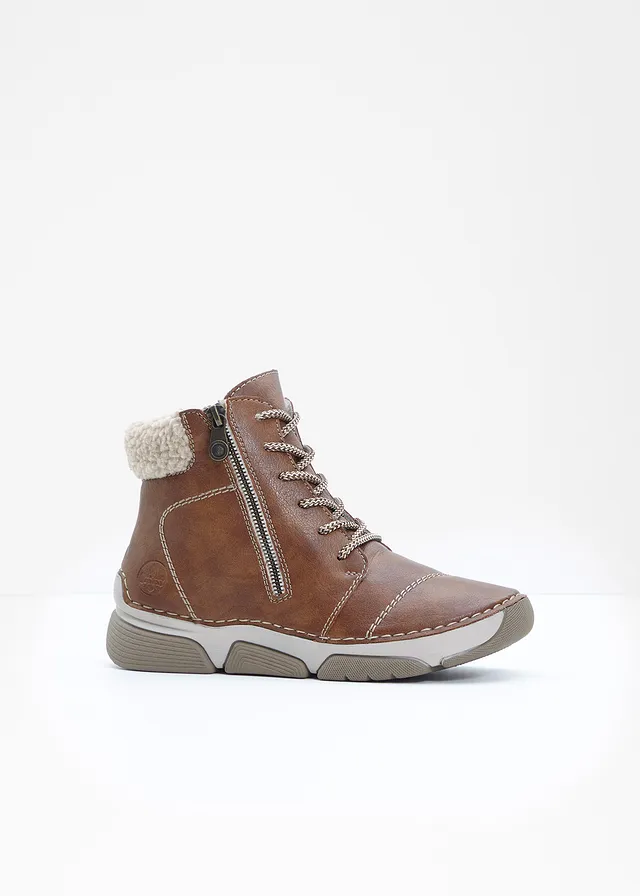 Boots à lacets Rieker, Couleur: cognac