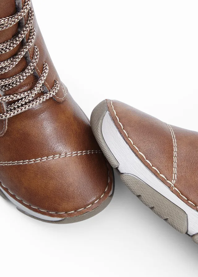 Boots à lacets Rieker, Couleur: cognac