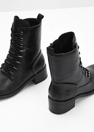 Šněrovací kotníková obuv značky Rieker • černá • bonprix obchod