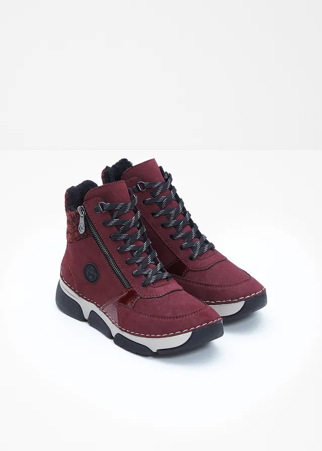 Boots lacées Rieker • bordeaux • product-page.page-title-suffix