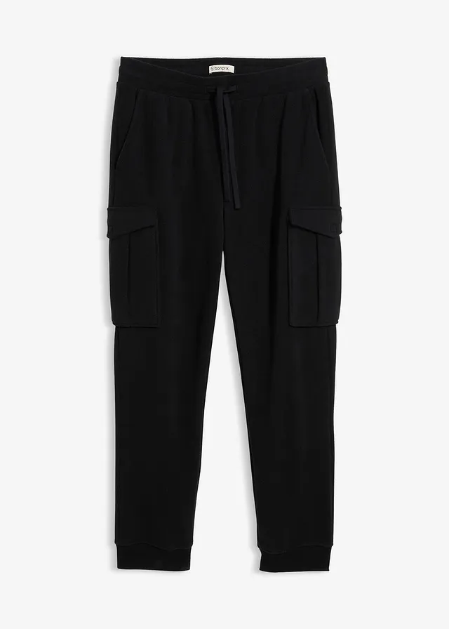 Pantaloni cargo din fleece, regular fit