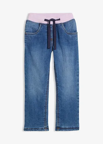 Pohodlné termo džíny s flísovou podšívkou • modrý denim • bonprix obchod