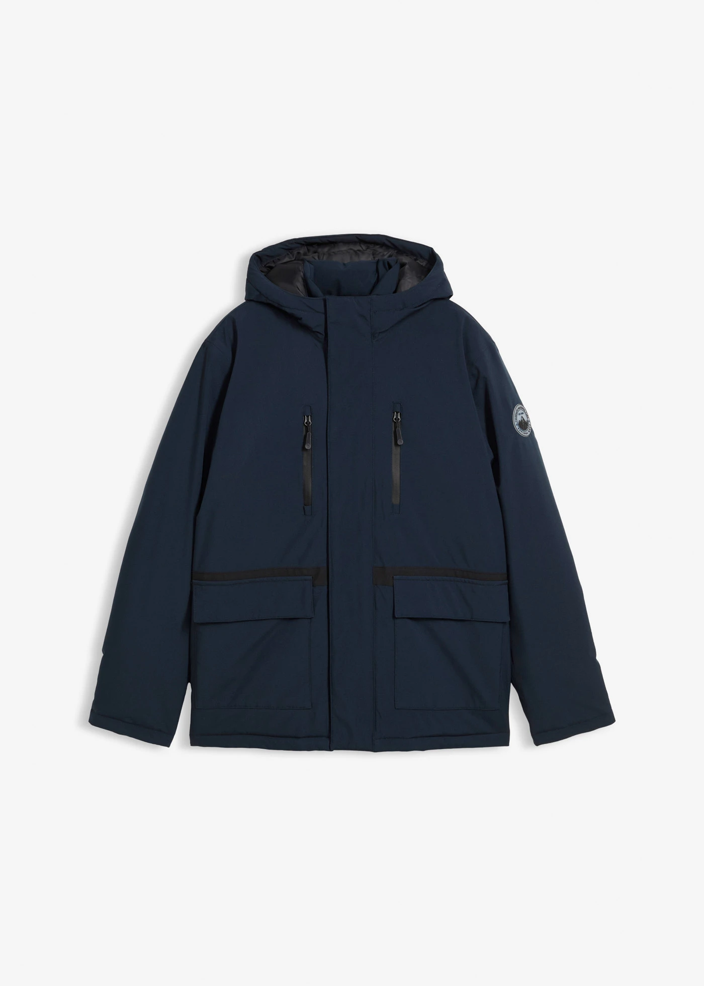 Parka d’hiver imperméable et coupe-vent • bleu foncé • Boutique bonprix