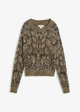 Pull en maille fine et poilue toute douce