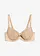 Soutien-gorge à coques et broderie, chaîne amovible, Couleur: camel