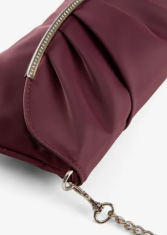 Clutch, Kleur: wijnrood