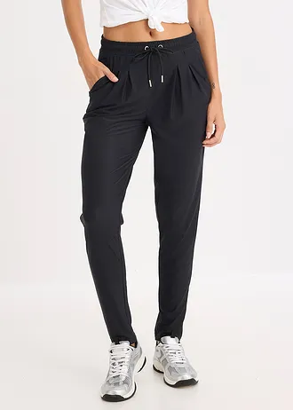 Pantalon de sport ultra-doux, séchage rapide • noir • Boutique bonprix