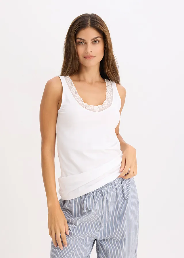 Lot de 2 caracos avec dentelle, Couleur: noir + blanc