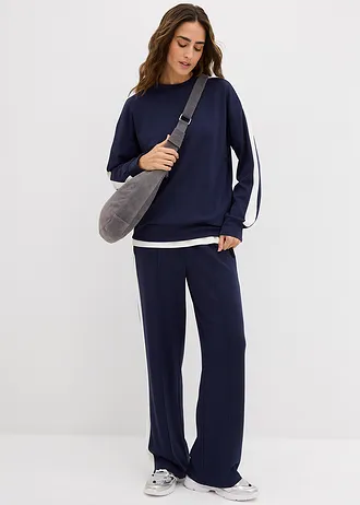 Oversized sweater, Kleur: blauw