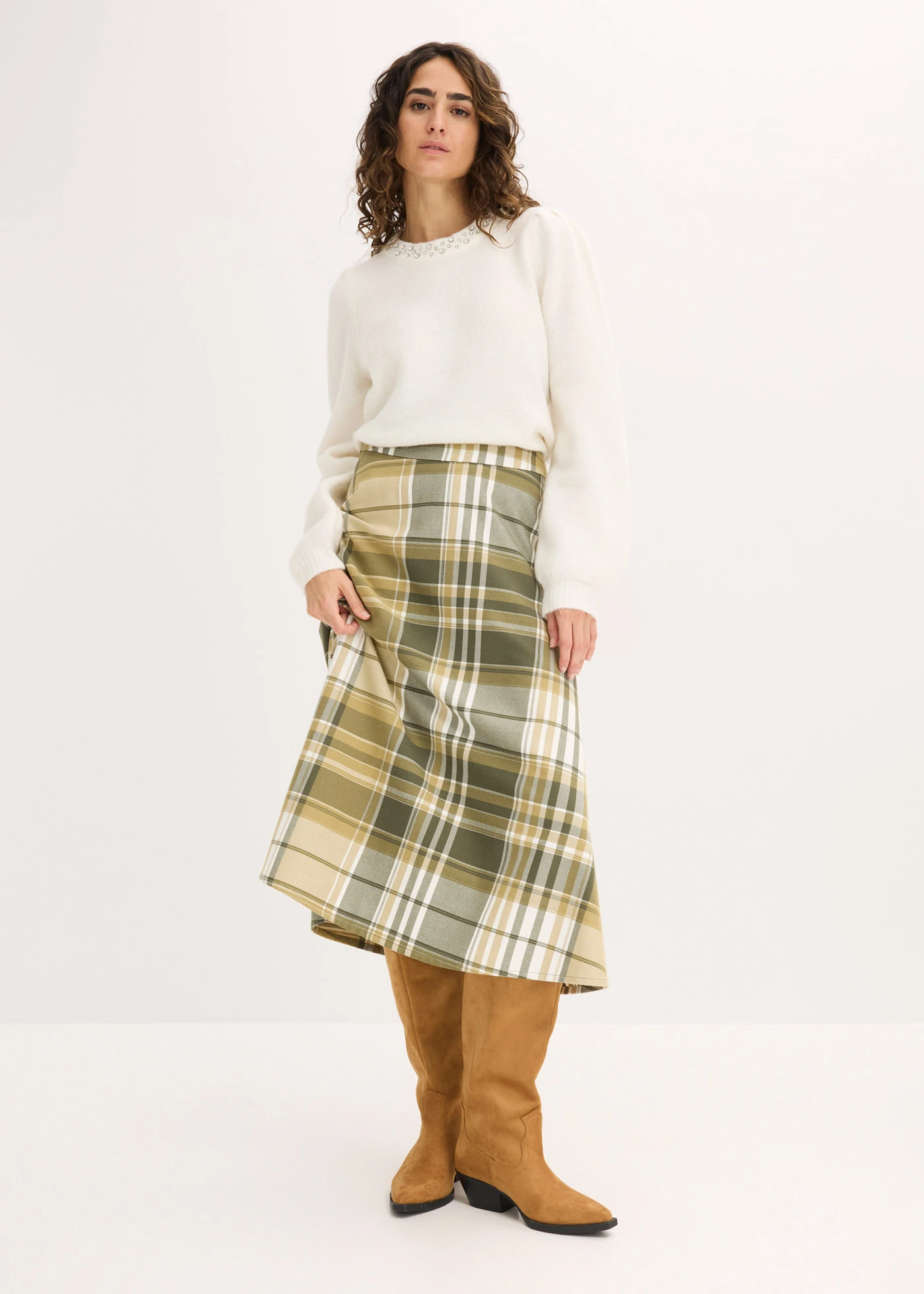 Pulover • ecru • magazin bonprix
