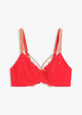 Sutien minimizer cu barete strălucitoare