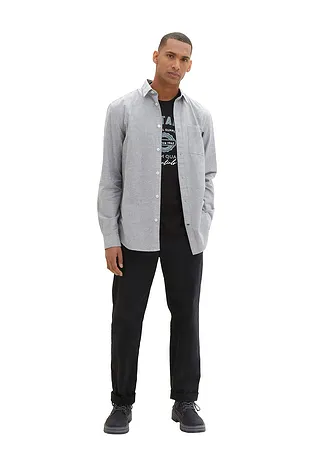 T-shirt Tom Tailor • noir imprimé • Boutique bonprix