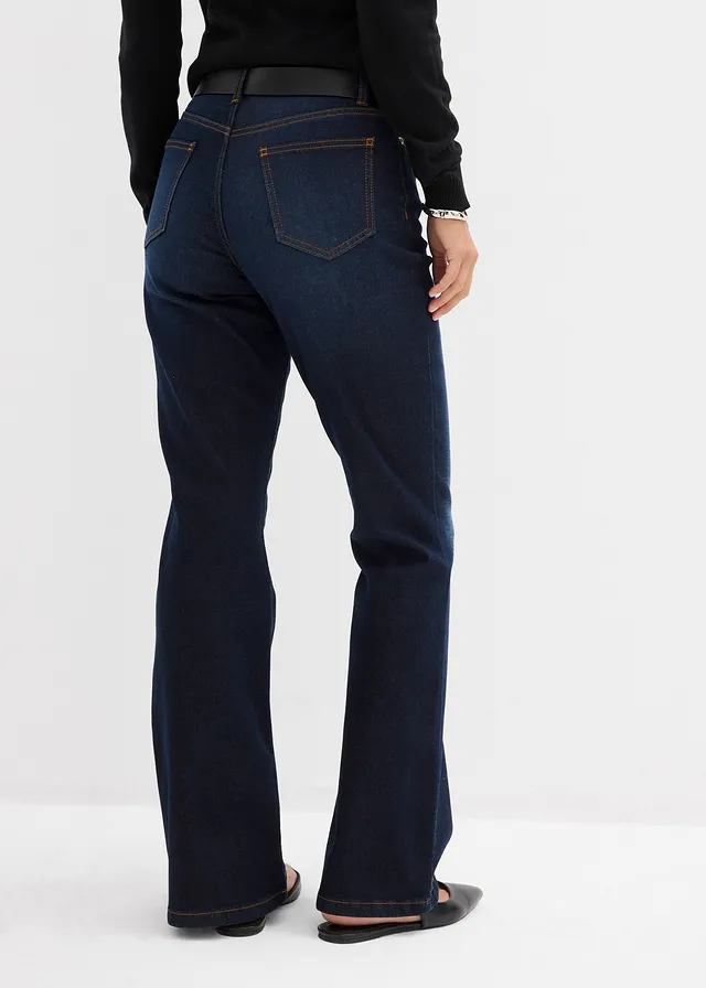 Jean bootcut, taille mi-haute • denim bleu foncé used • product-page.page-title-suffix