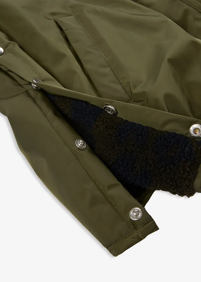 Blouson de grossesse et de portage réversible 4-en-1 • olive foncé-bleu foncé • product-page.page-title-suffix