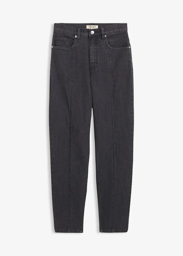 Dżinsy Mom, high waist, ze stretchem - Bonprix
