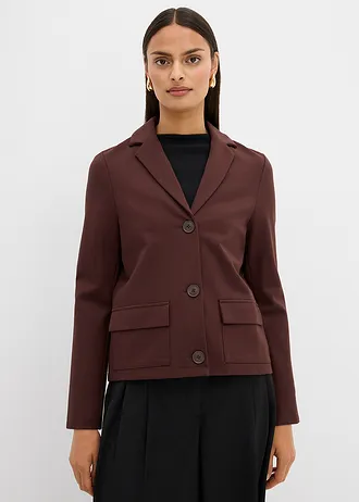 Blazer van Punta di Roma, Kleur: donkerbruin