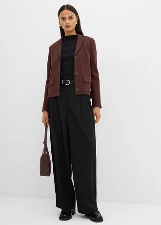 Blazer van Punta di Roma, Kleur: donkerbruin