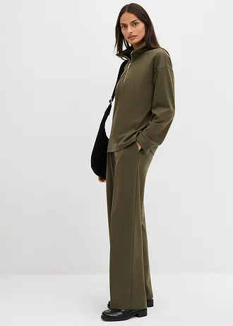 Pull camionneur, Couleur: olive foncé