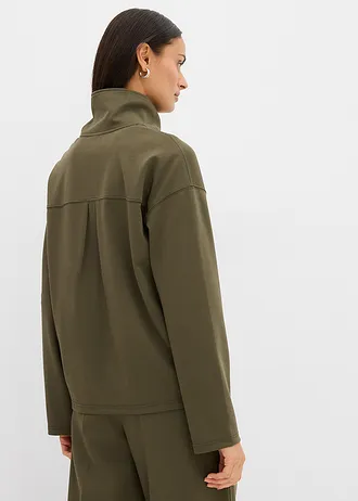 Pull camionneur, Couleur: olive foncé