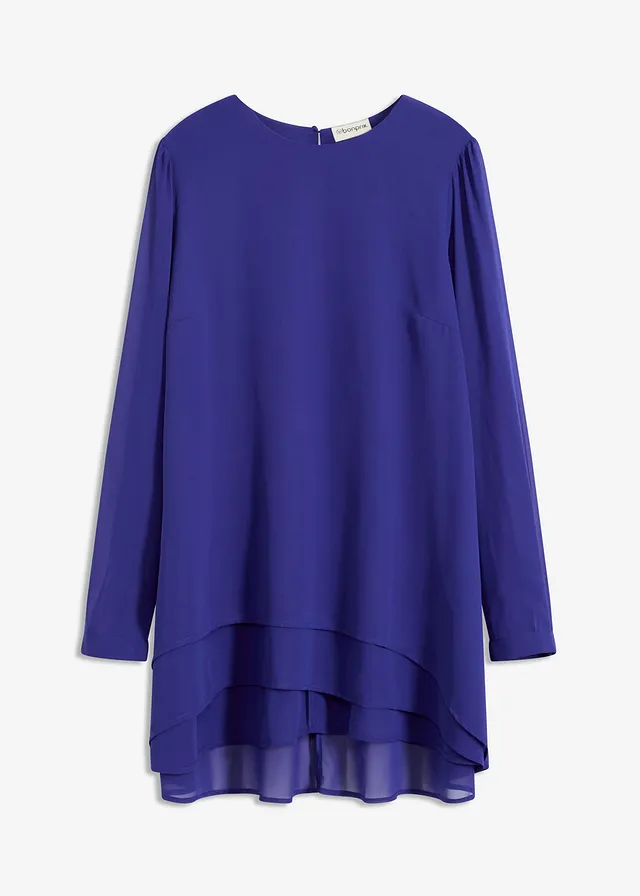 Lange high-low tuniek • saffierblauw • bonprix online shop