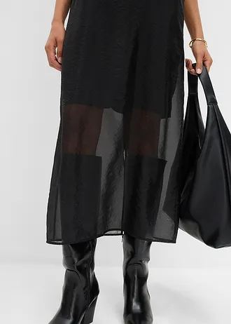 Rochie cu bretele subțiri • negru • magazin bonprix