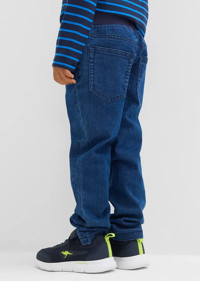 Thermojeans regular fit met jersey voering, straight • blauw denim • product-page.page-title-suffix