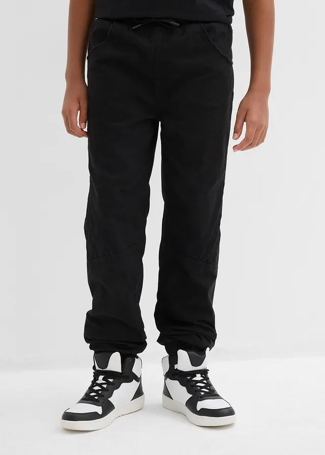Thermo instapjeans met jersey voering, regular fit, Kleur: zwart