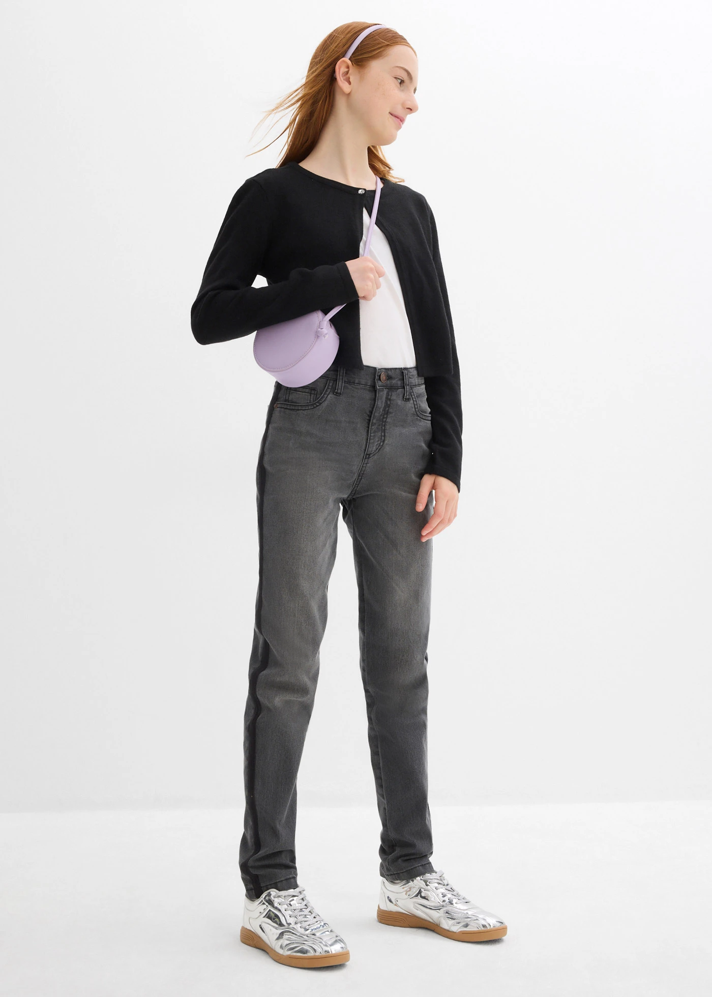 Pletené bolerko • černá • bonprix obchod