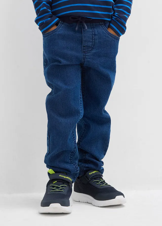 Thermojeans regular fit met jersey voering, straight • blauw denim • product-page.page-title-suffix