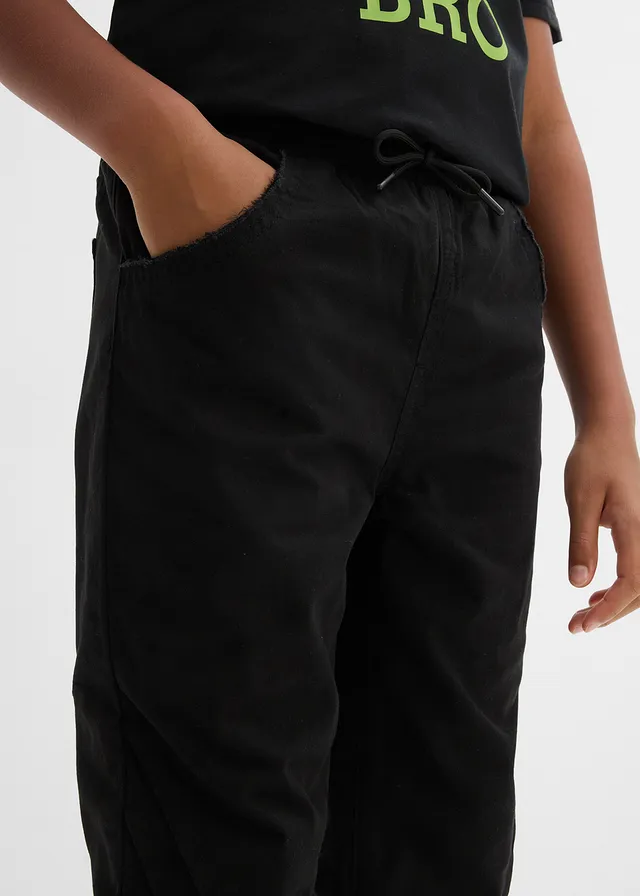Pantalon jogger regular à doublure thermique en jersey • noir • product-page.page-title-suffix