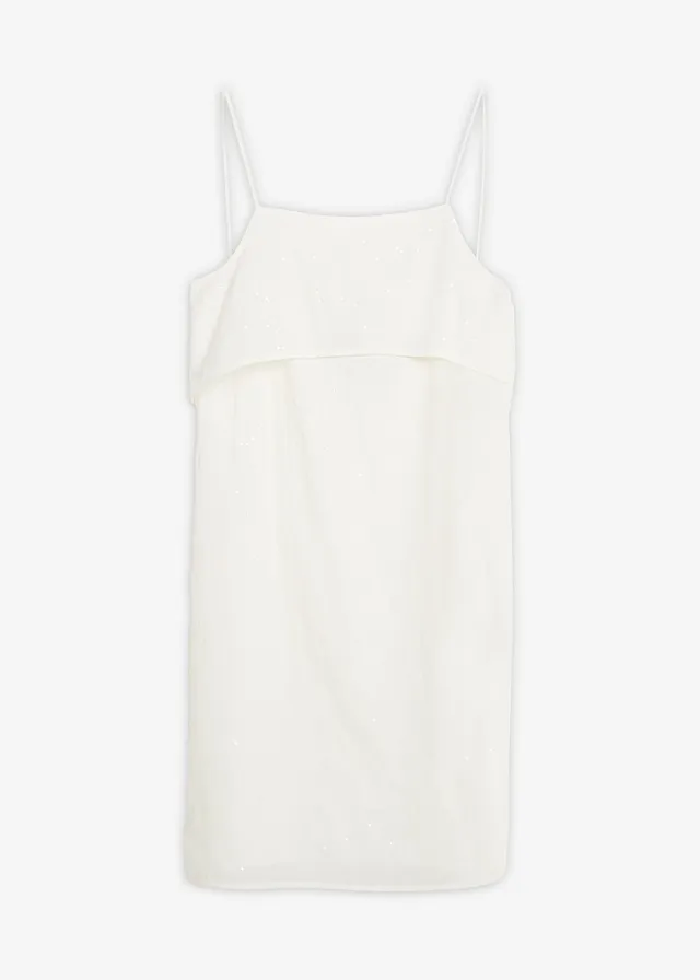 Robe courte brodée de sequins