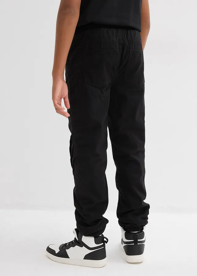 Thermo instapjeans met jersey voering, regular fit, Kleur: zwart