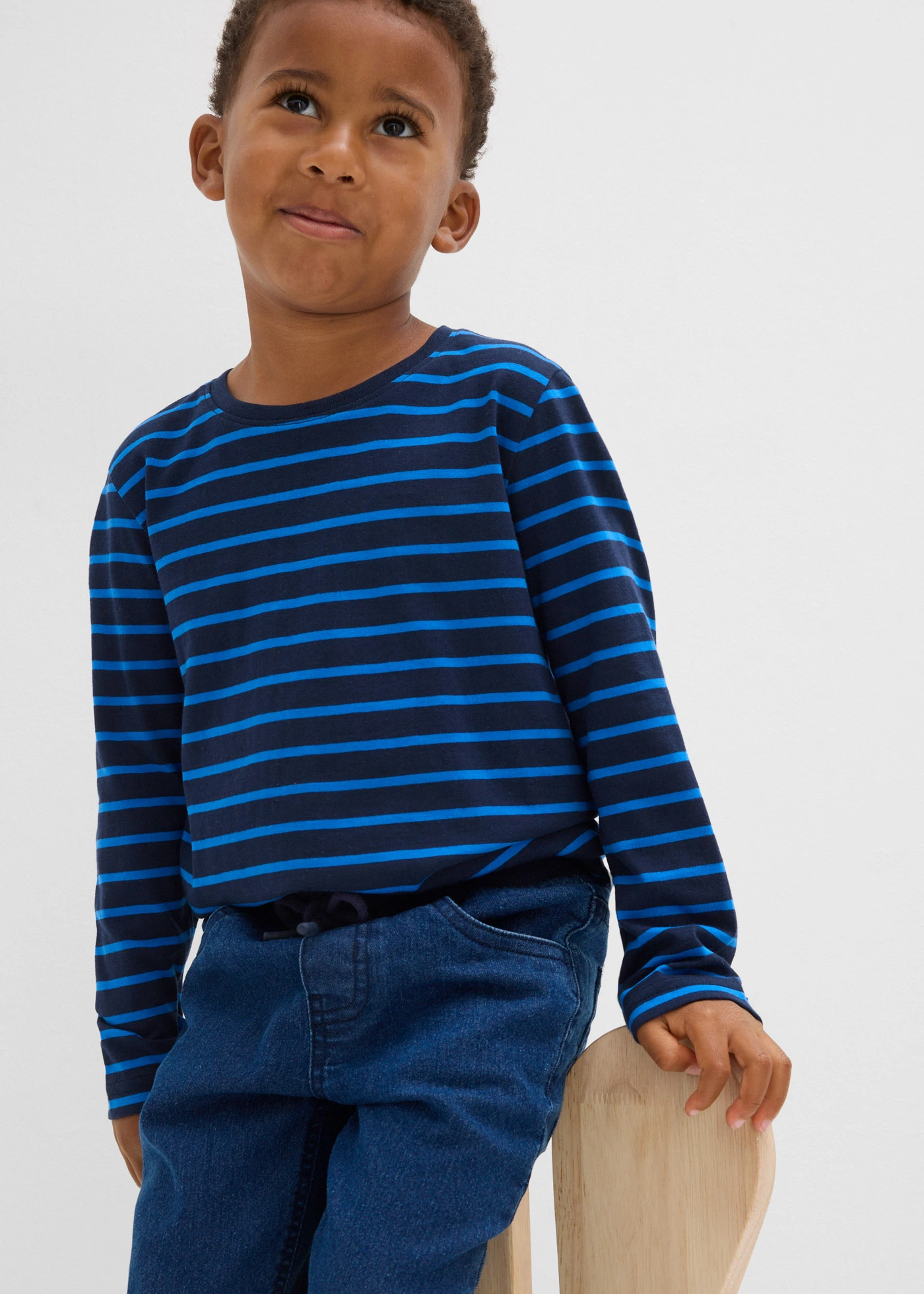 Jongens thermojeans met jersey voering, regular fit • blauw denim • bonprix online shop