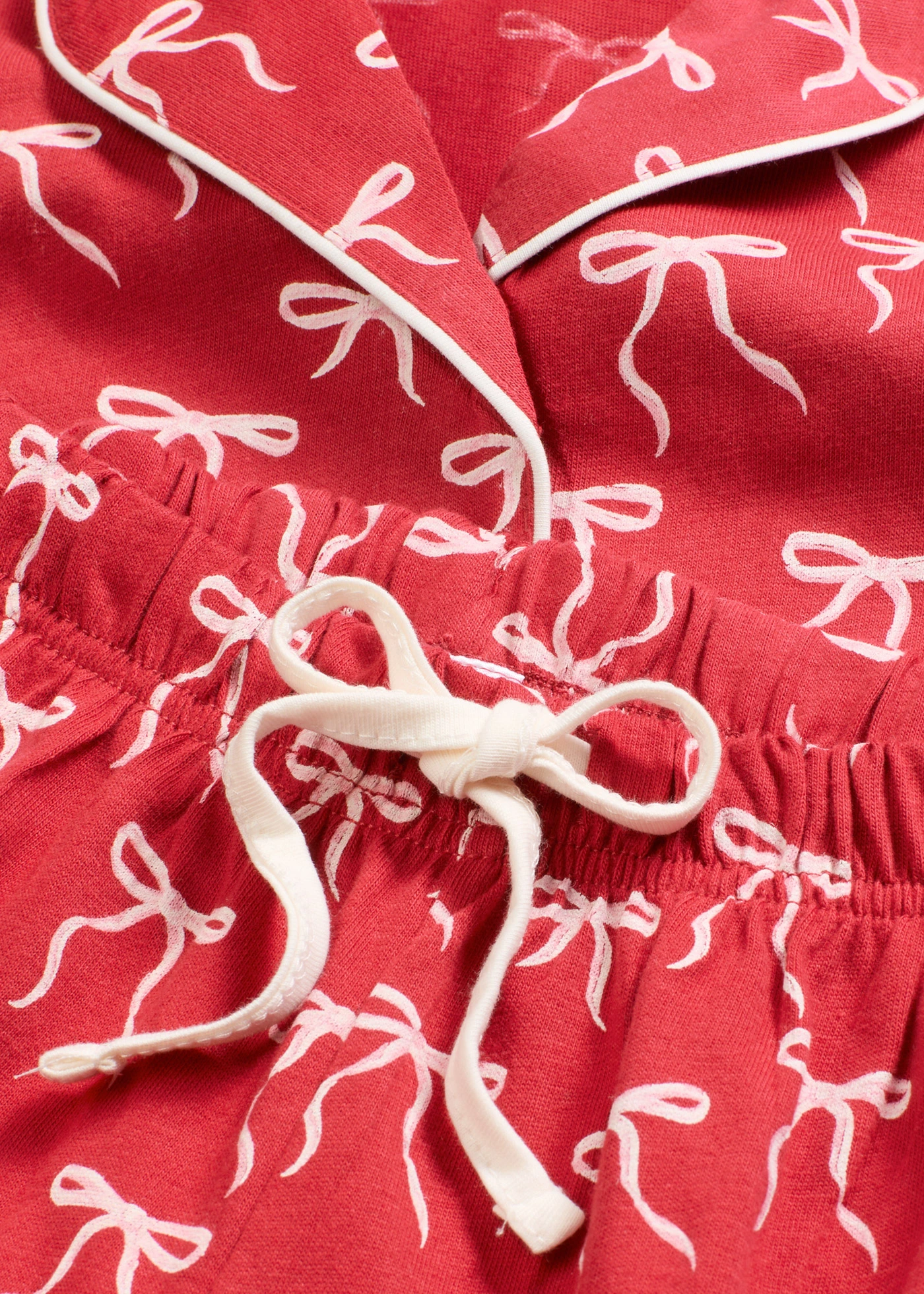 Pijama din bumbac 100% • vișiniu cu imprimeu • magazin bonprix