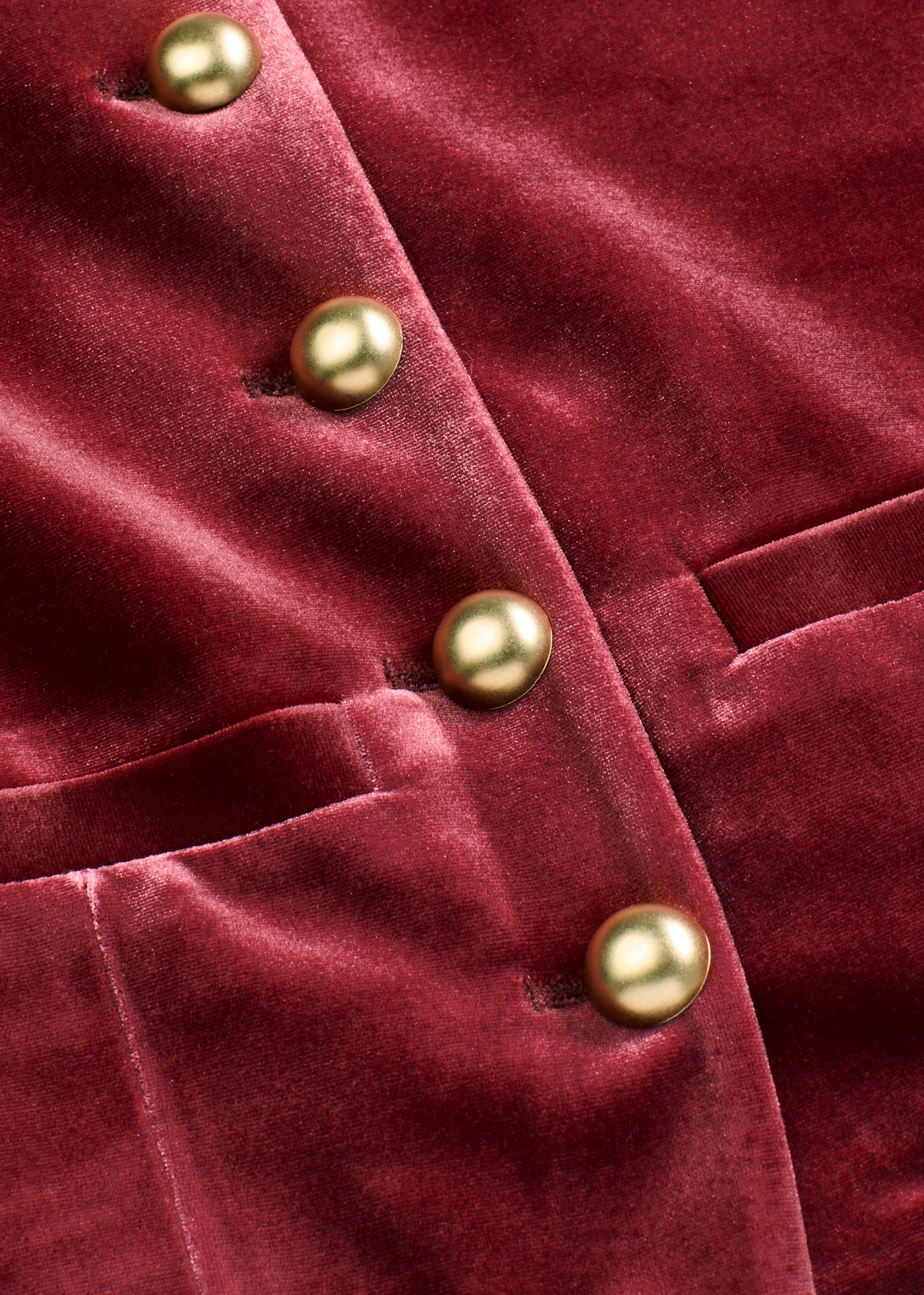 Bársony dzseki • rubinvörös • bonprix áruház