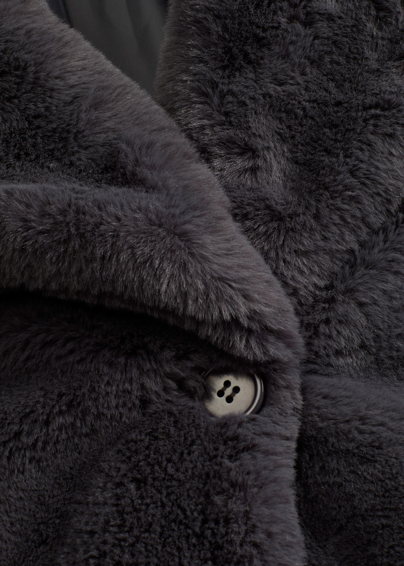 Manteau en peluche • gris ardoise • Boutique bonprix