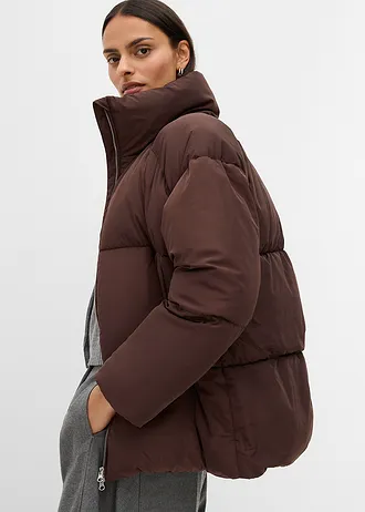 Kurtka puffer • ciemnobrązowy • sklep bonprix