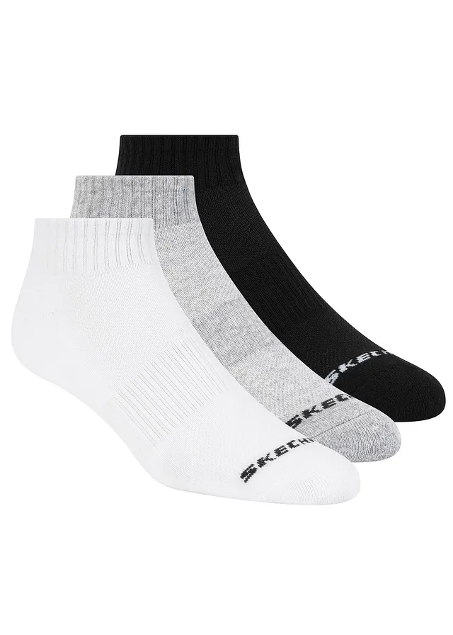 Șosete scurte Skechers (set/ 3 perechi)